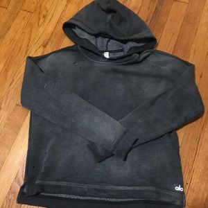 Alo yoga- cozy cropped hoodie